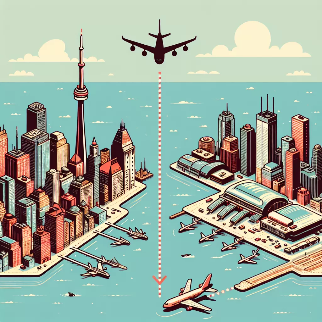 how far is toronto airport from downtown toronto