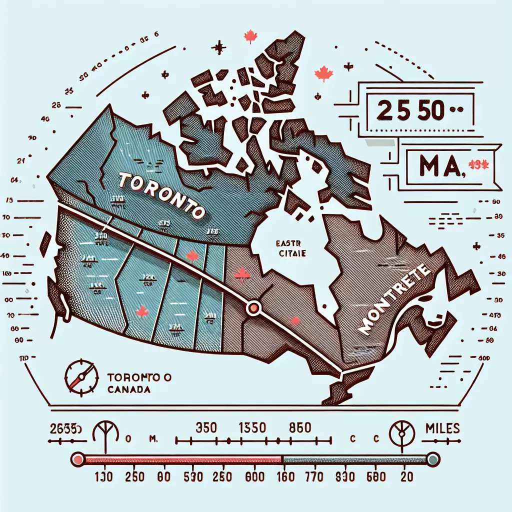 how far is toronto from montreal