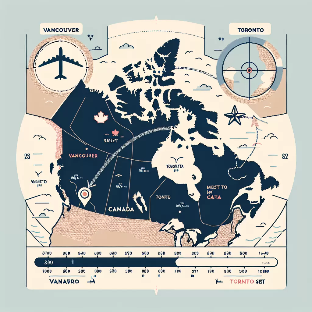how far is vancouver from toronto by plane
