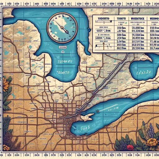 how far is woodstock ontario from toronto