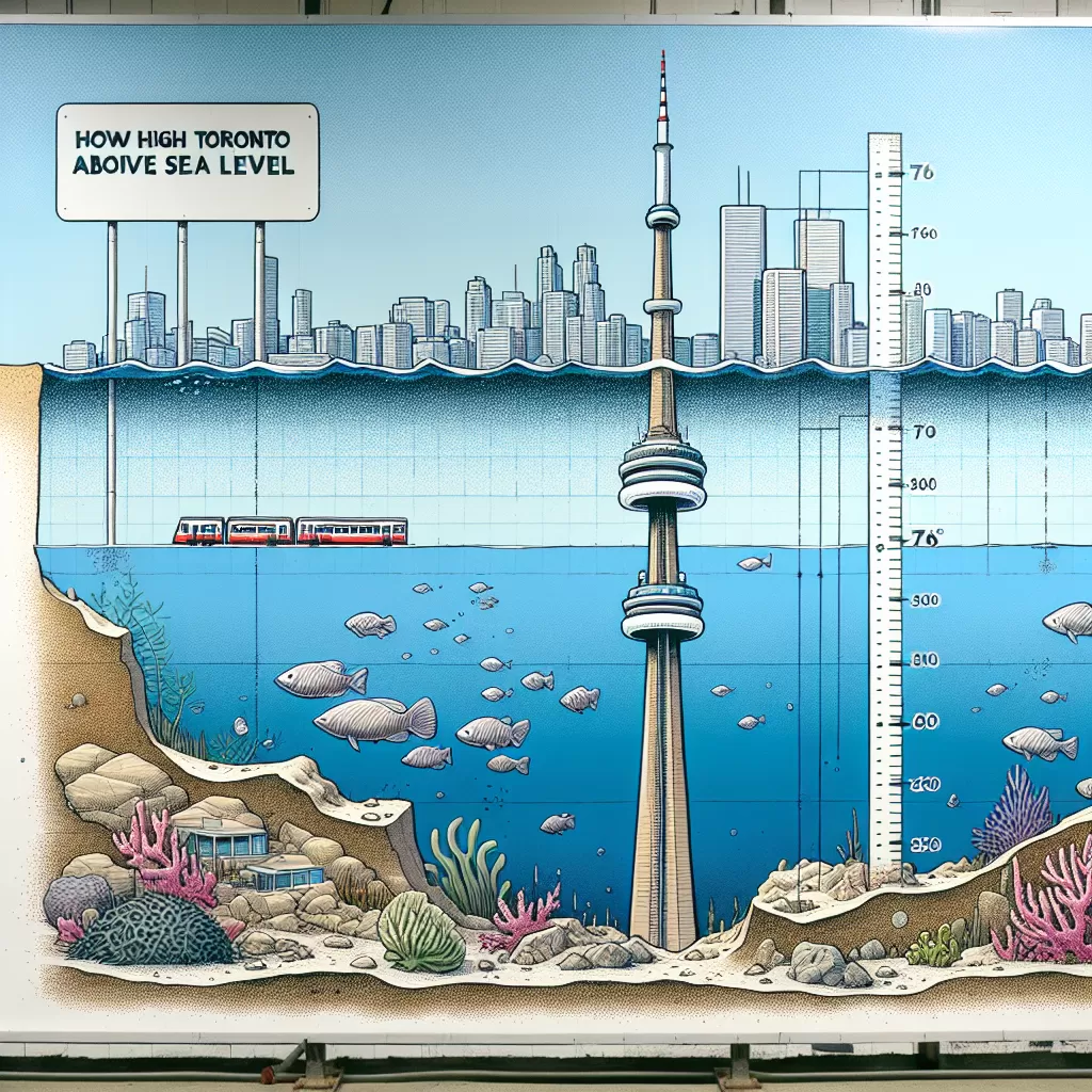 how high is toronto above sea level