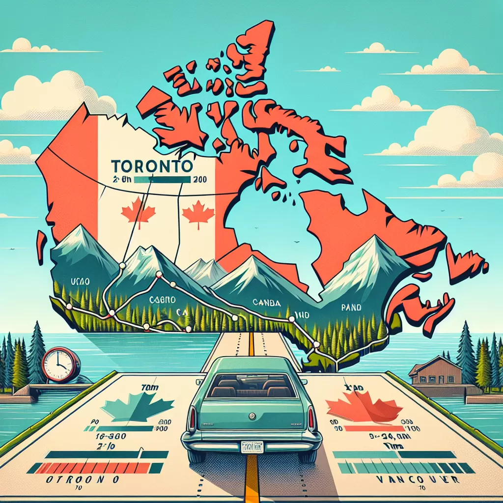 how long does it take to drive from toronto to vancouver