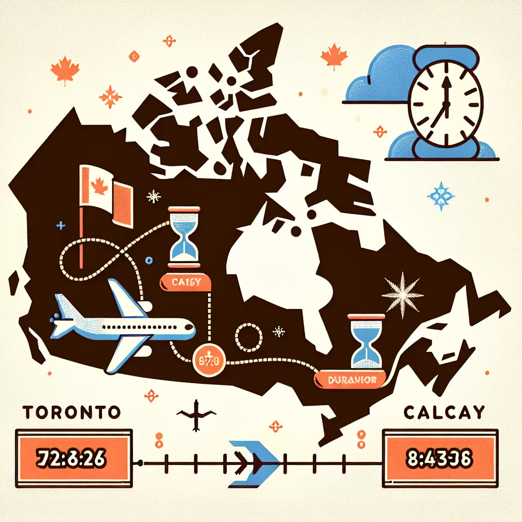 how long does it take to fly from toronto to calgary