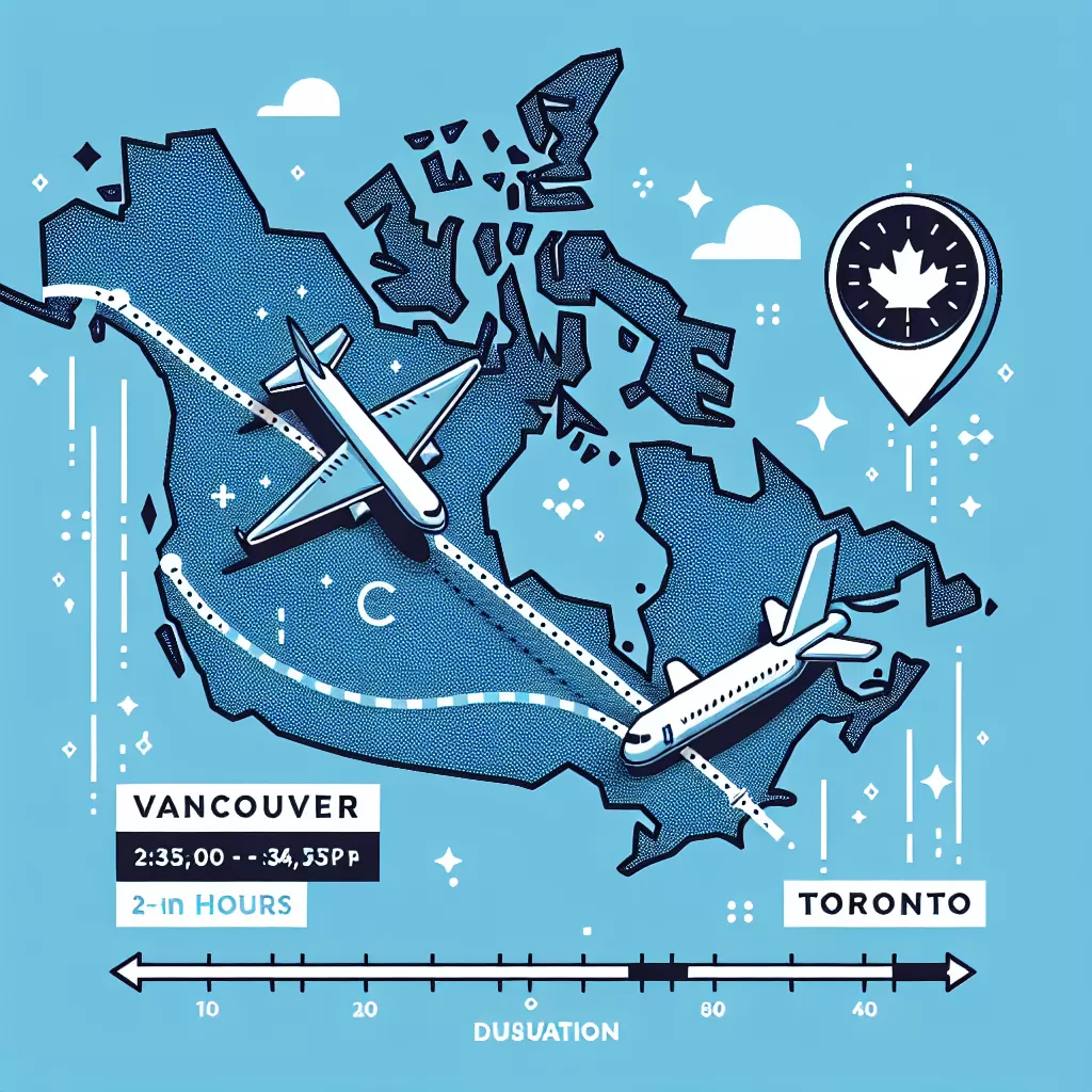 how long does it take to fly from vancouver to toronto
