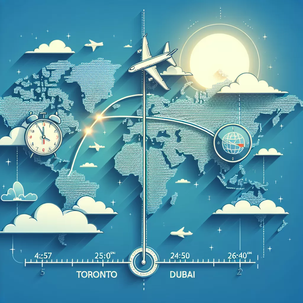how long is a flight from toronto to dubai