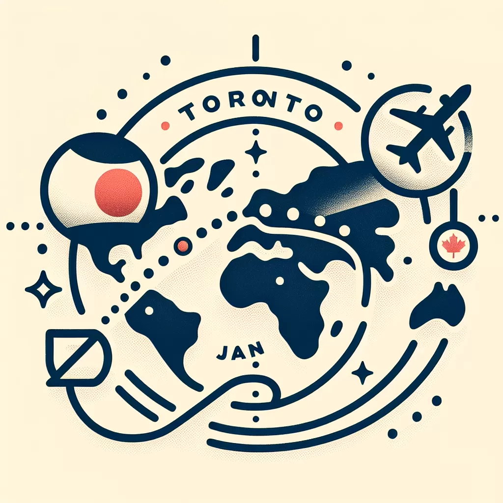 how long is a flight from toronto to japan