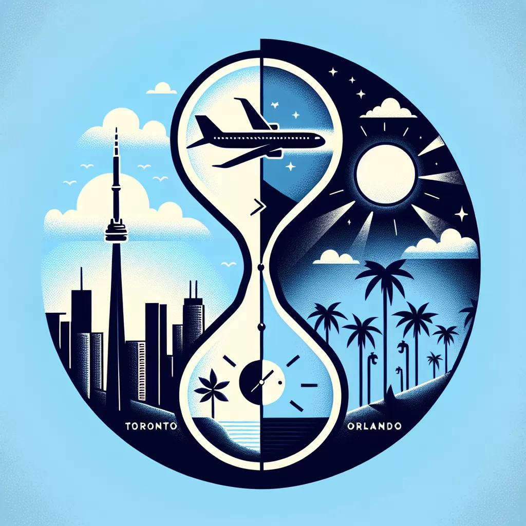 how long is a flight from toronto to orlando