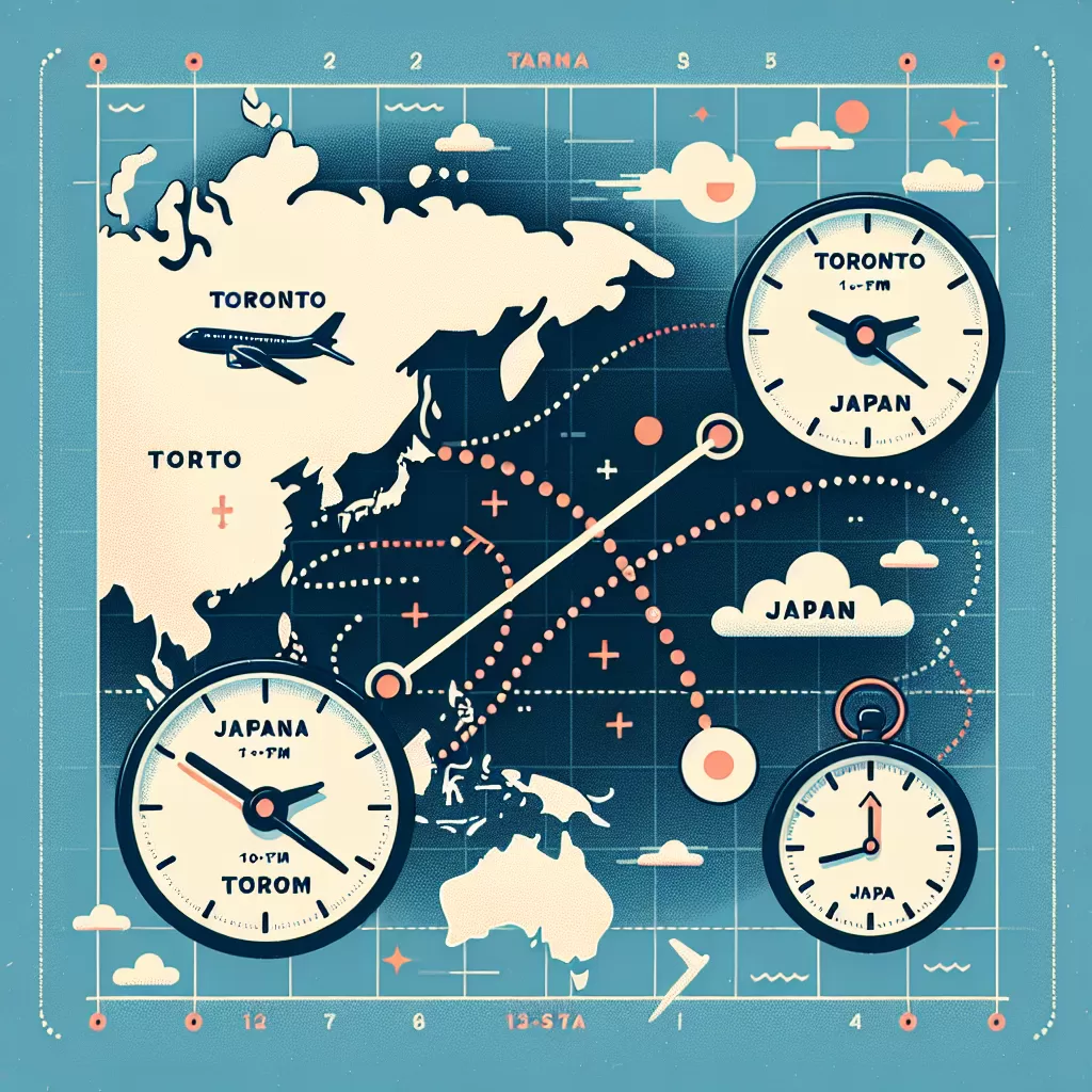 how long is a flight to japan from toronto