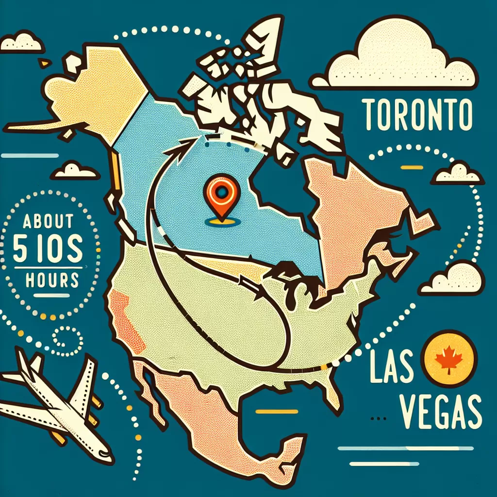 how long is flight from toronto to las vegas