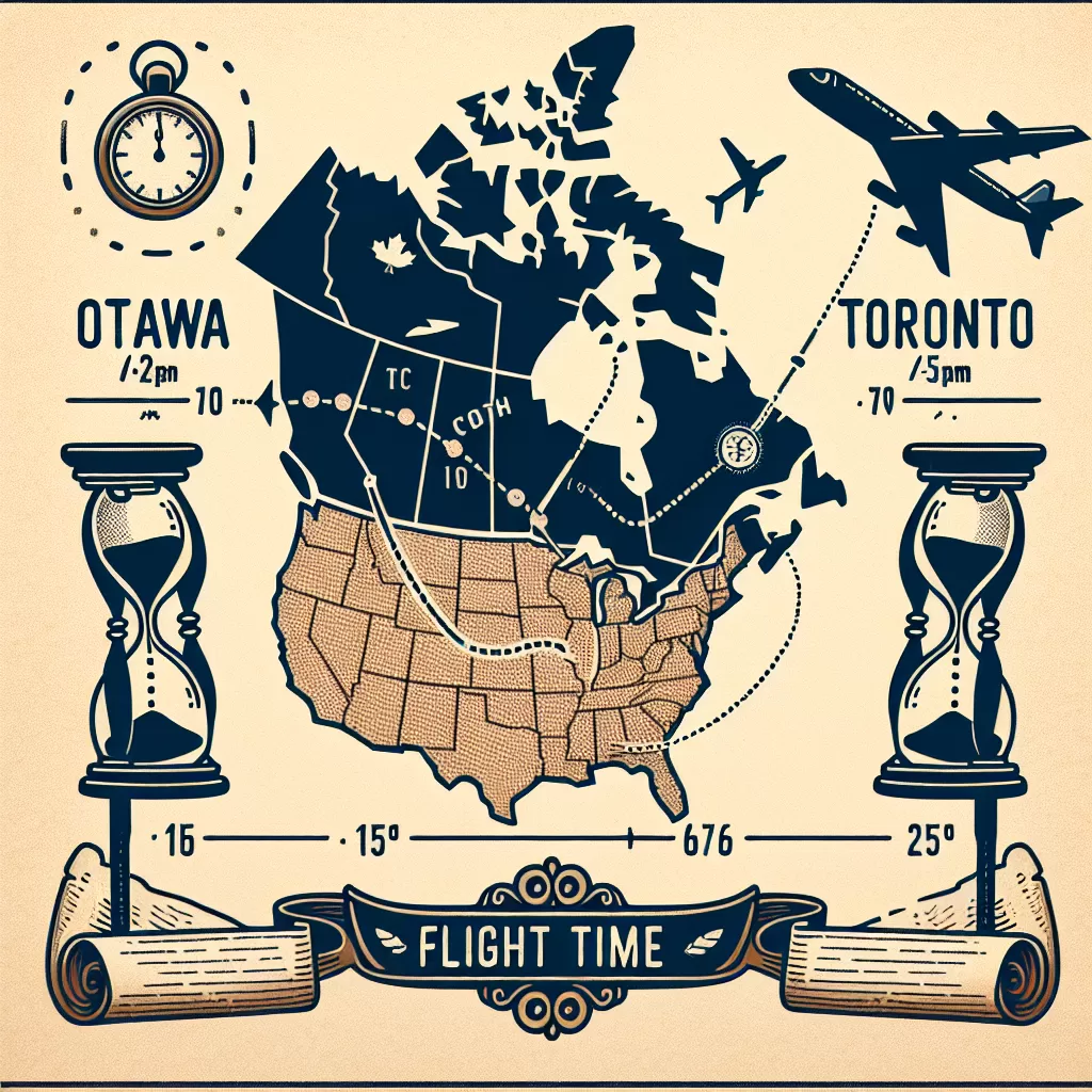 how long is the flight from ottawa to toronto