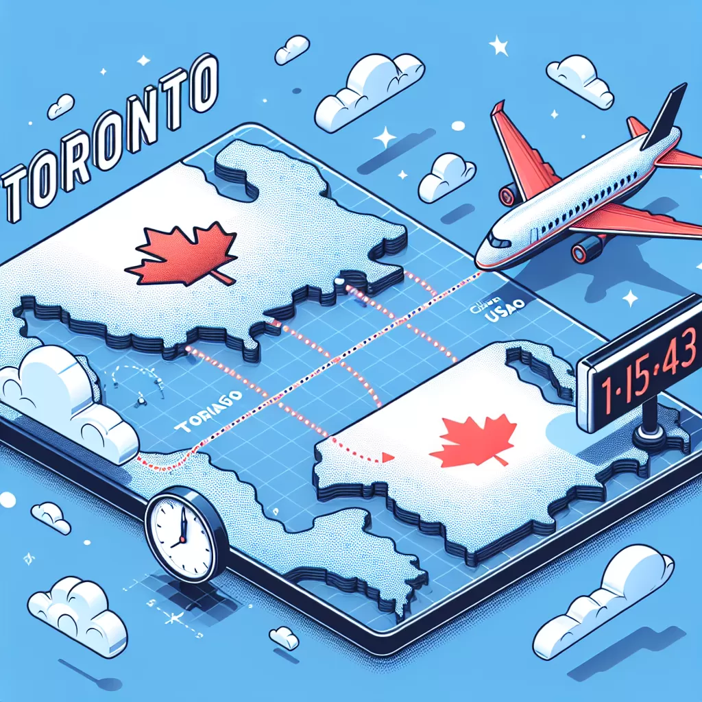 how long is the flight from toronto to chicago