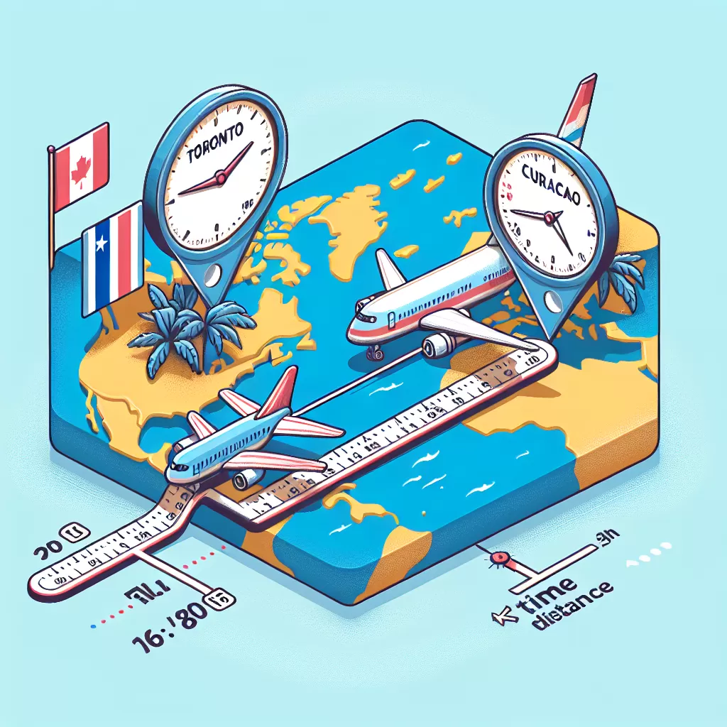 how long is the flight from toronto to curacao