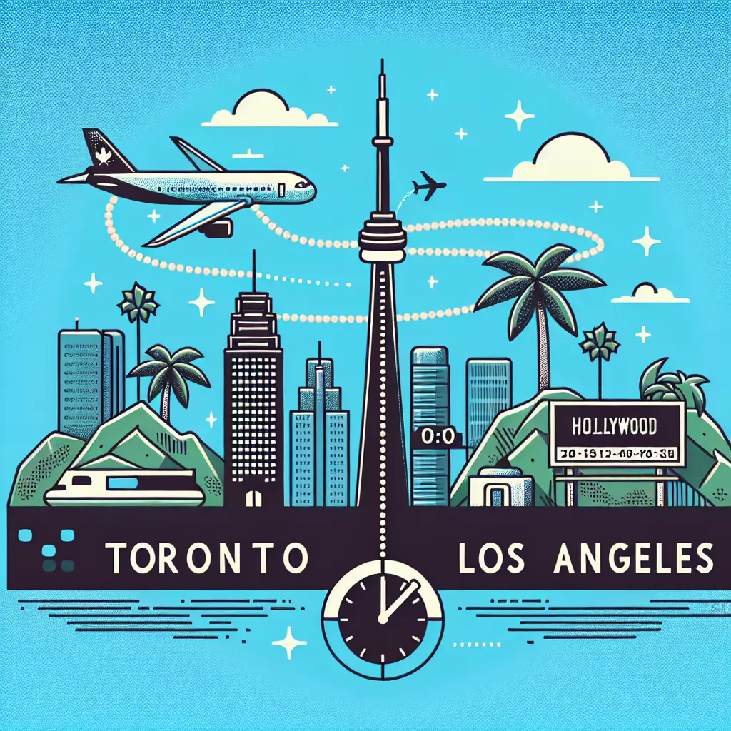 how long is the flight from toronto to la