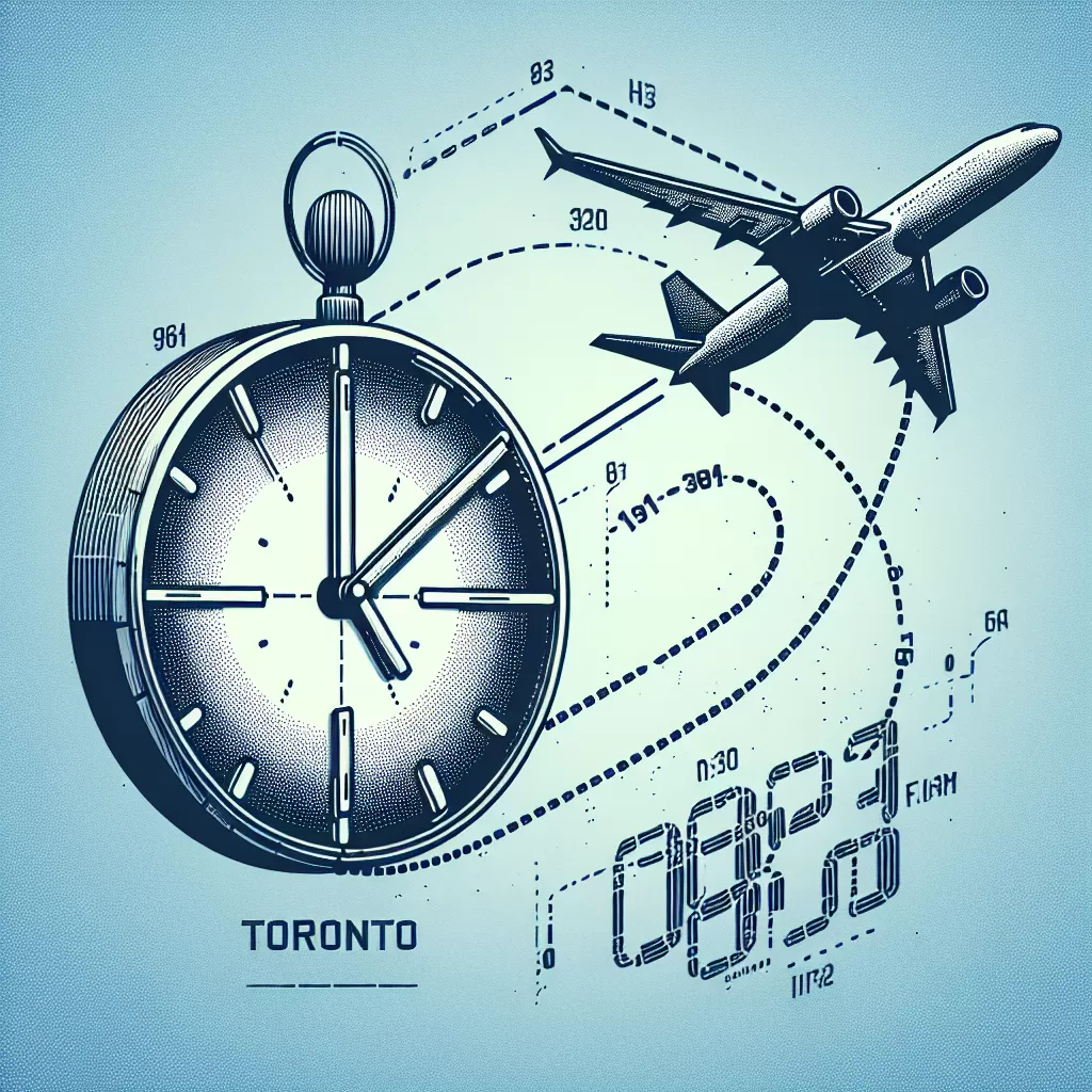 how long is the flight from toronto to orlando