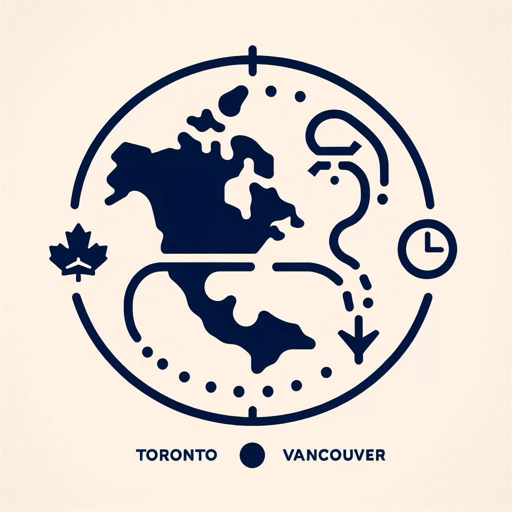 how long is the flight from toronto to vancouver