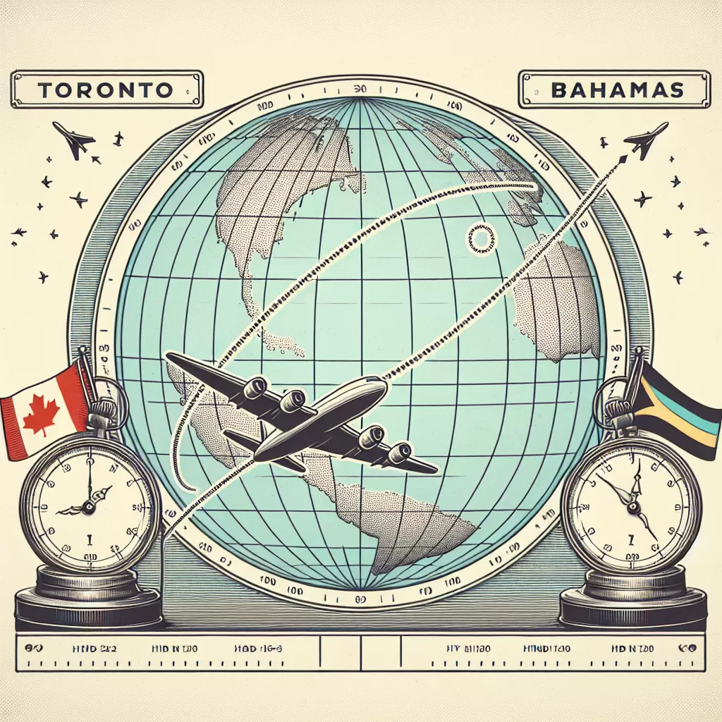 how long is the flight to bahamas from toronto