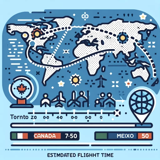 how long is the flight to mexico from toronto