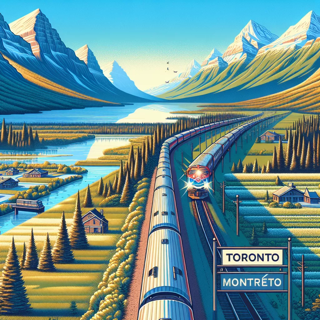 how long is the train from toronto to montreal