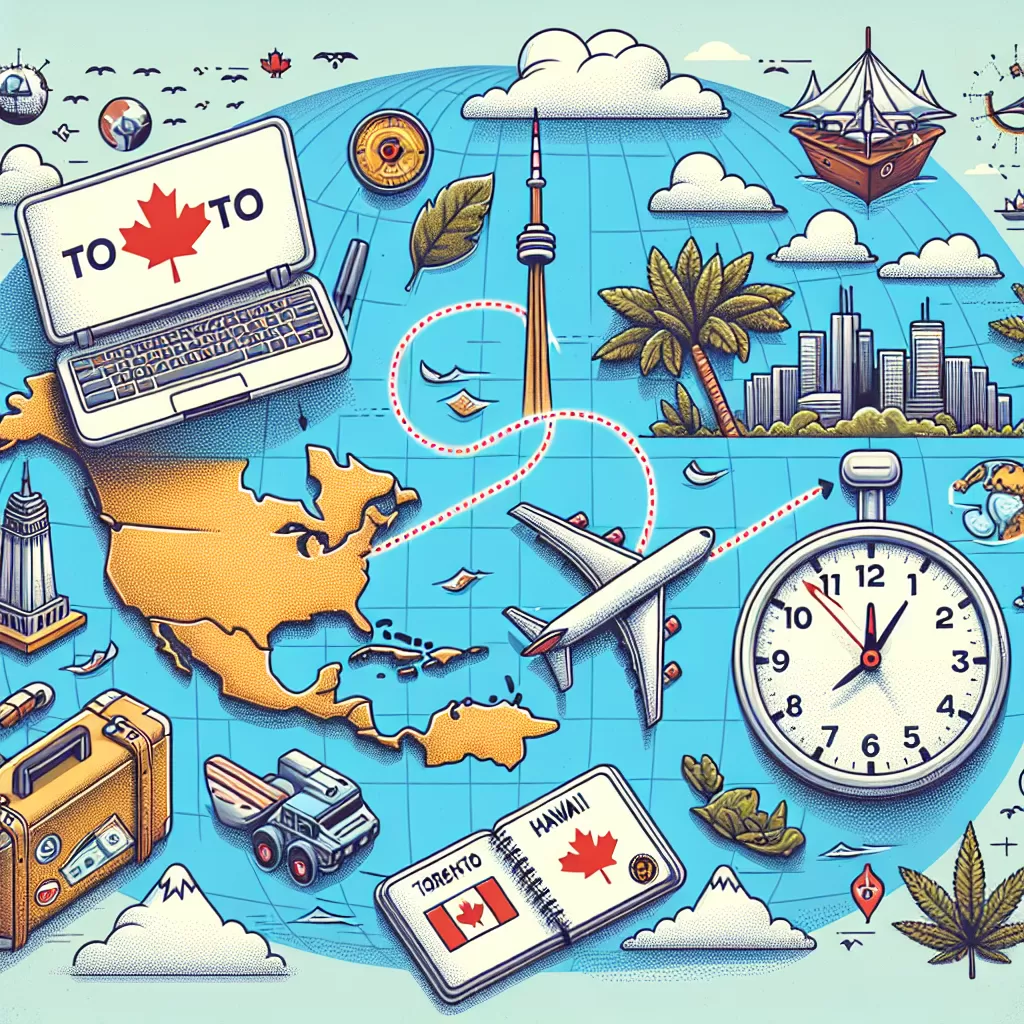 how long to fly to hawaii from toronto