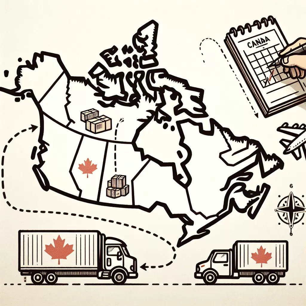 how long to ship from vancouver to toronto