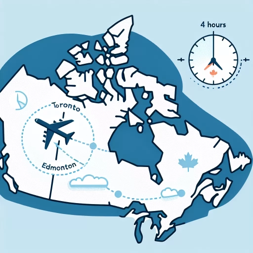 how many hours flight from toronto to edmonton