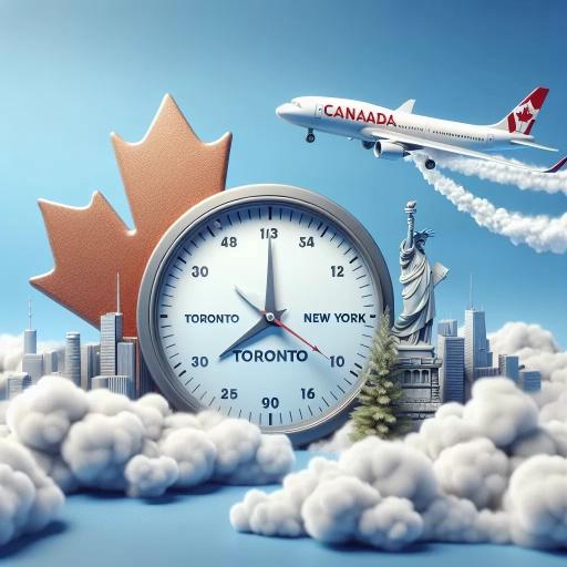 how many hours flight from toronto to new york