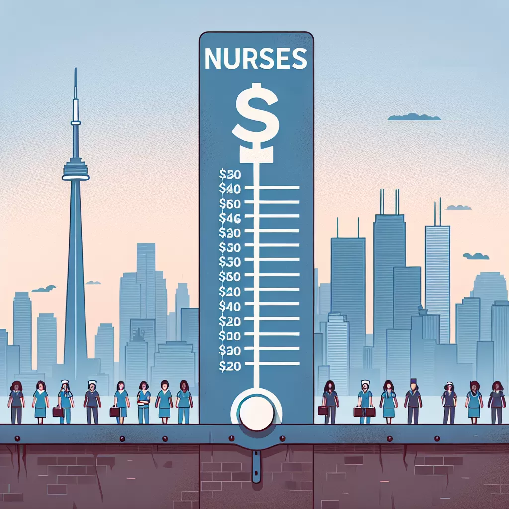 how much do nurses make in toronto