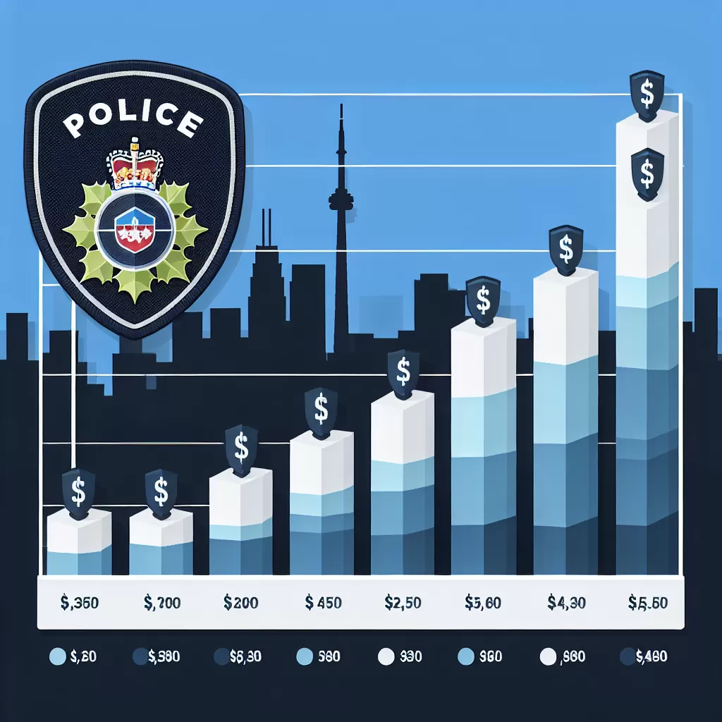 how much do police officers make toronto