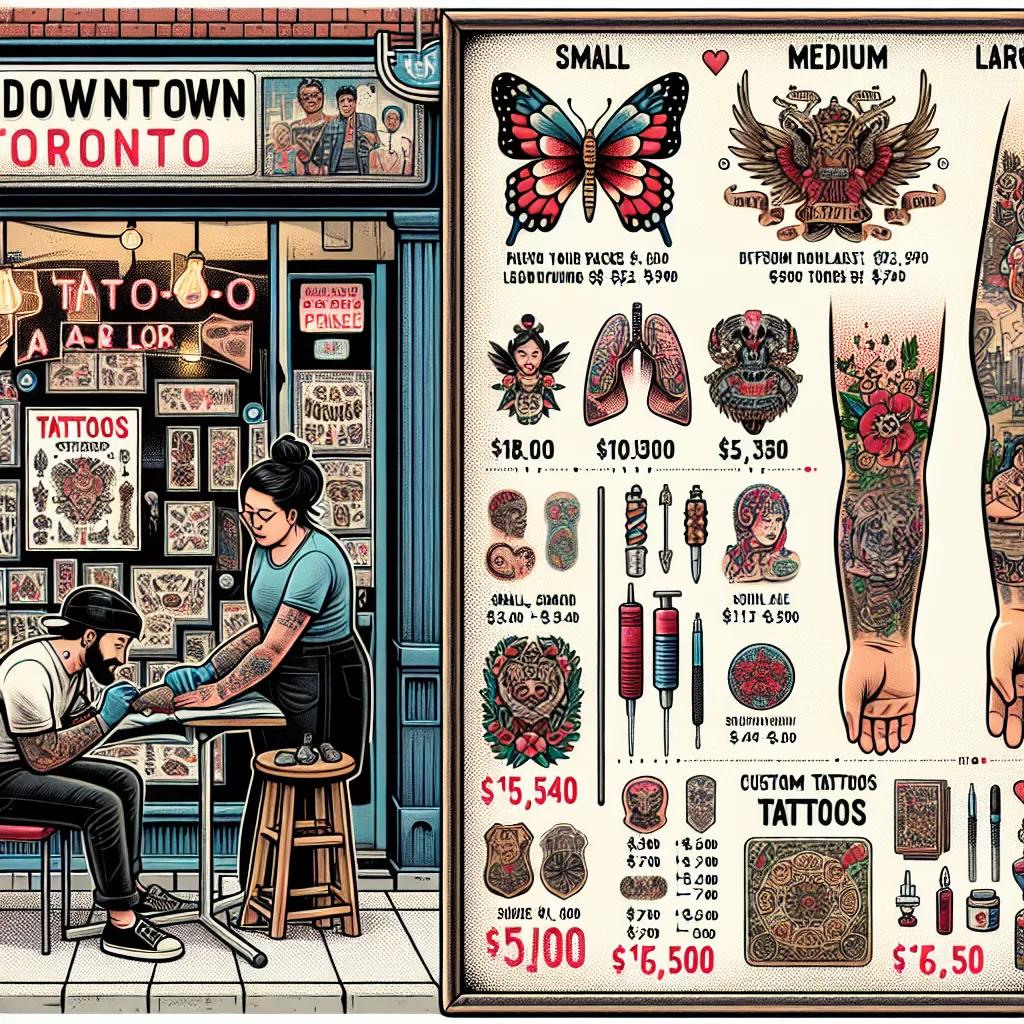 how much does a tattoo cost toronto