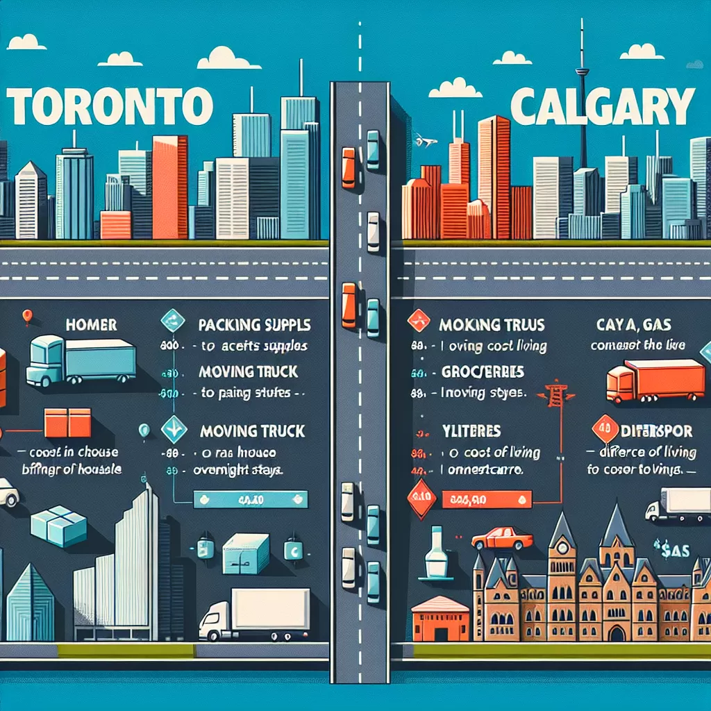 how much does it cost to move from toronto to calgary