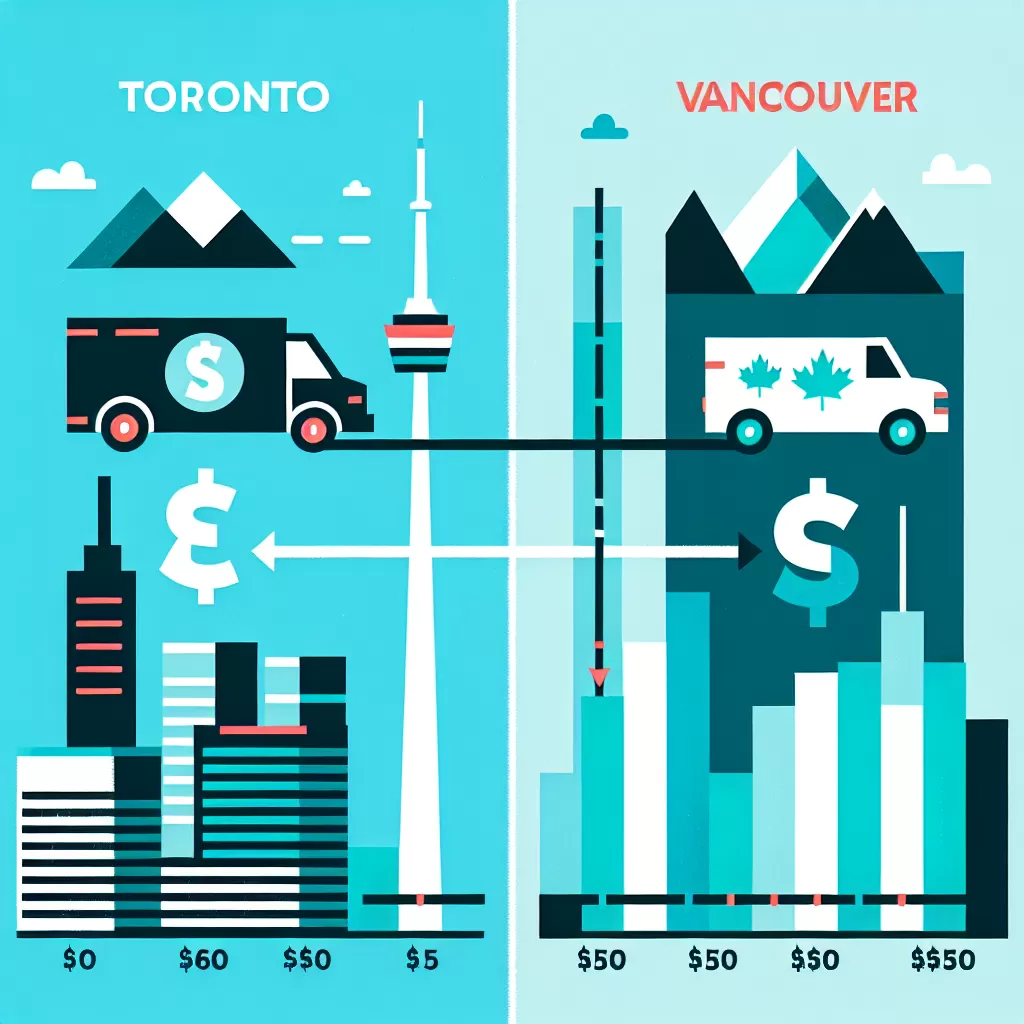 how much does it cost to move from toronto to vancouver