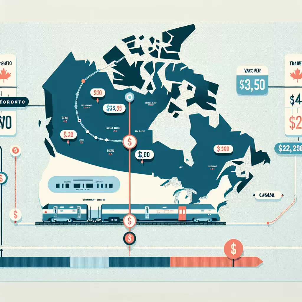 how much does it cost to travel from toronto to vancouver by train