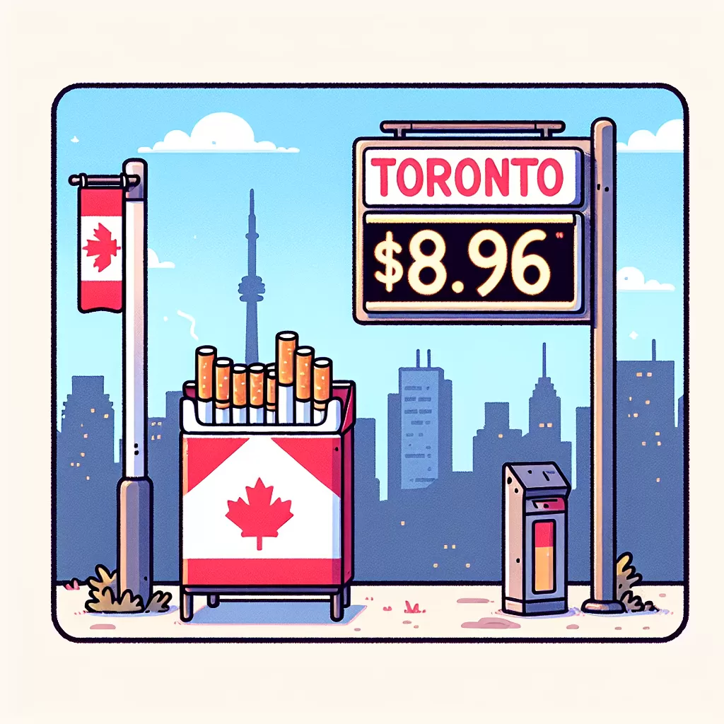 how much is a pack of cigarettes in toronto