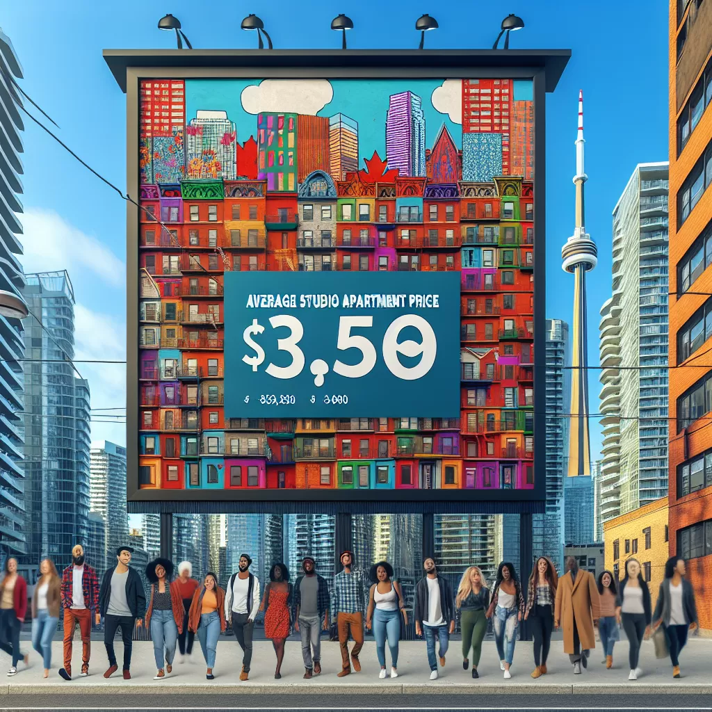 how much is a studio apartment in toronto