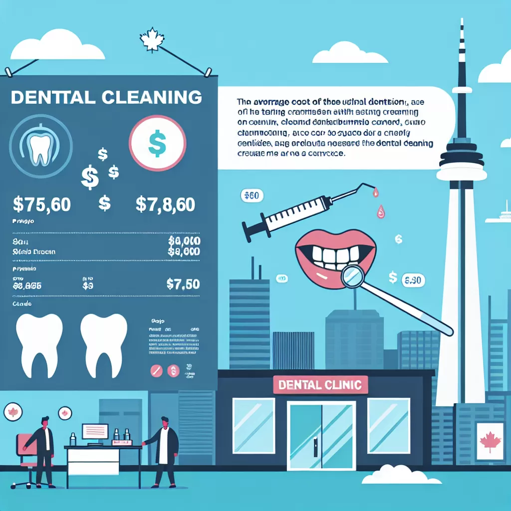 how much is dental cleaning toronto