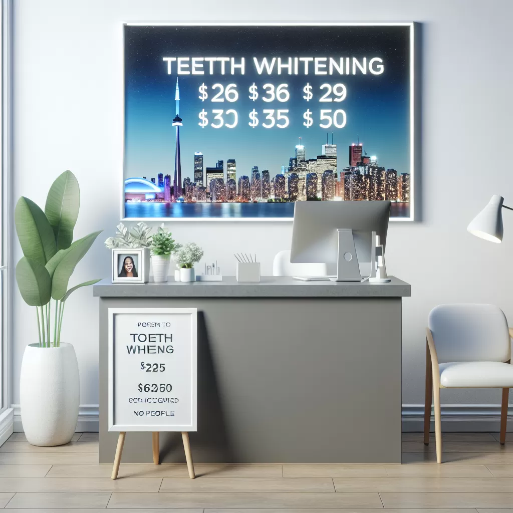 how much is teeth whitening in toronto