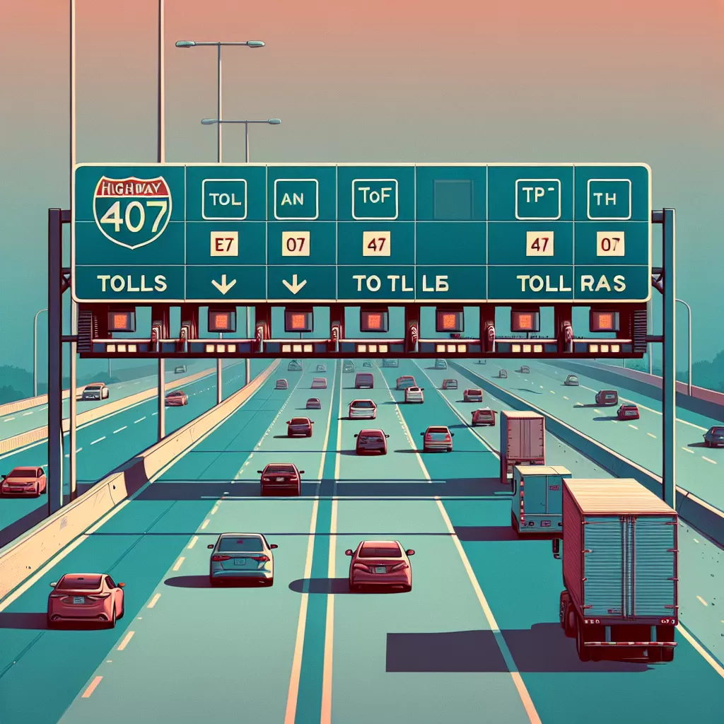 how much is the toll on highway 407 in toronto