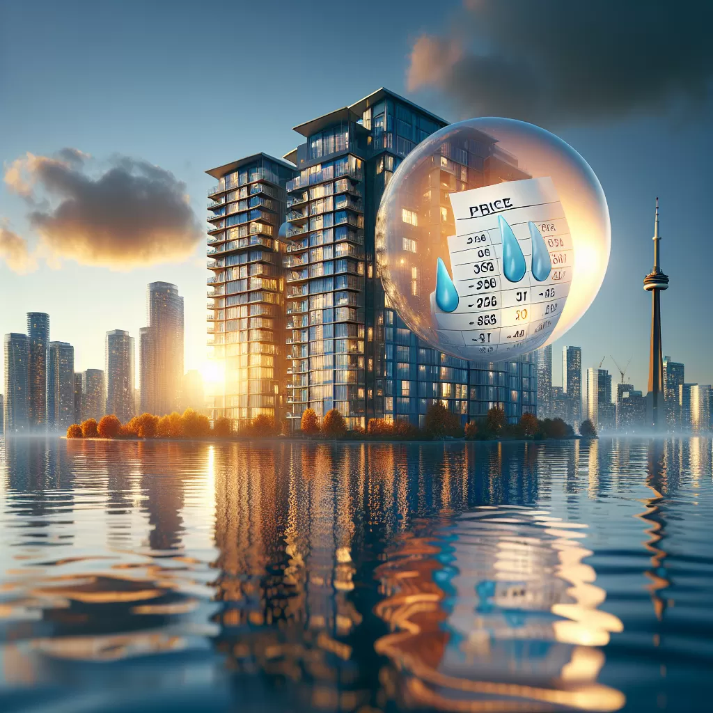 how much is water bill in toronto condo
