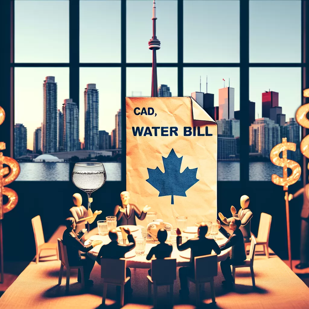 how much is water bill in toronto