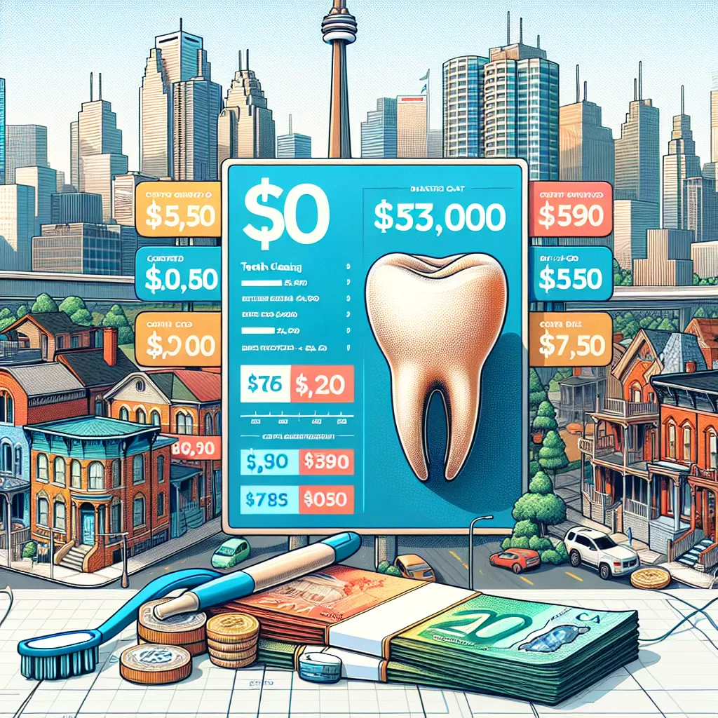 how much teeth cleaning cost in toronto
