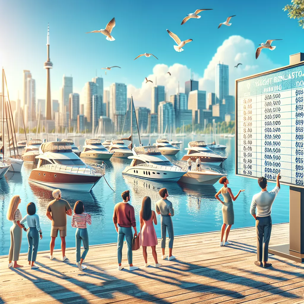 how much to rent a yacht toronto