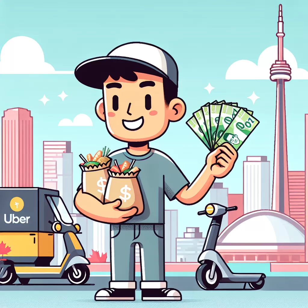 how much uber eats drivers make in toronto