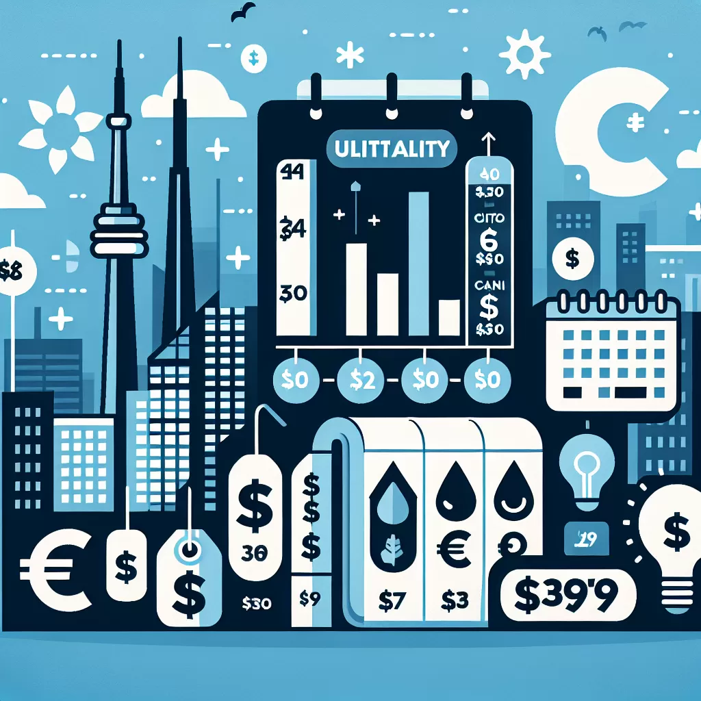 how much utilities cost per month toronto