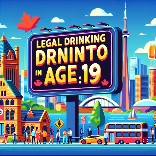 how old do you have to be to drink in toronto