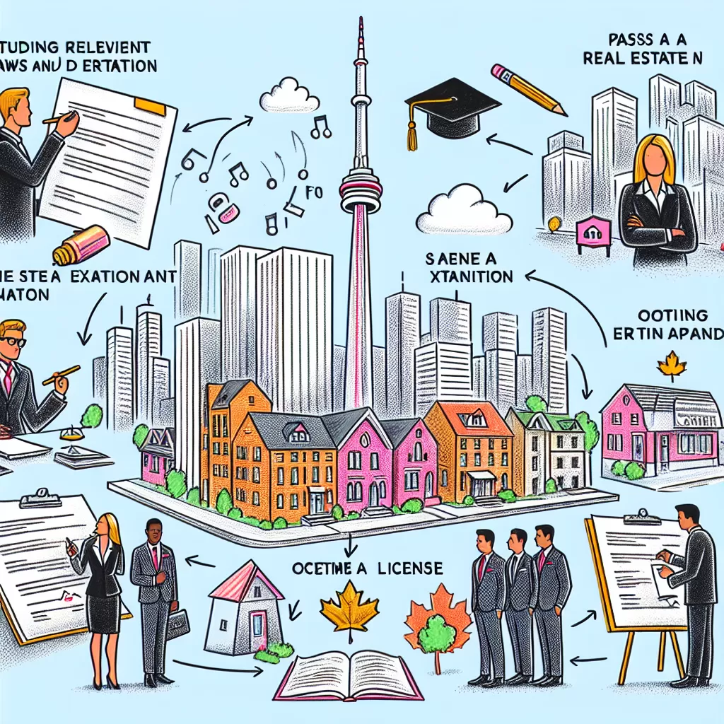how to become a real estate agent in toronto
