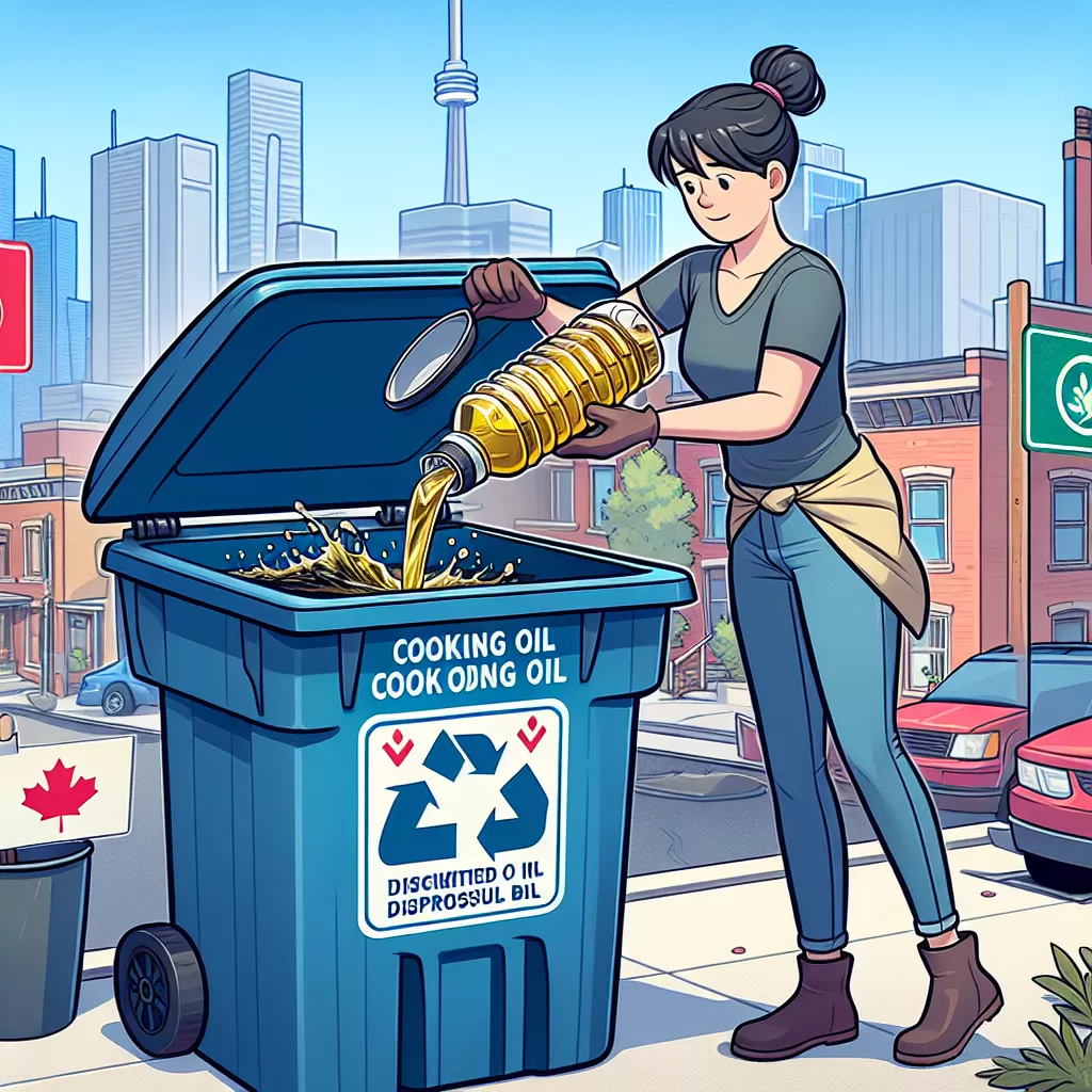 how to dispose of cooking oil toronto