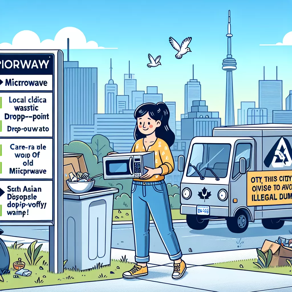 how to dispose of microwave toronto
