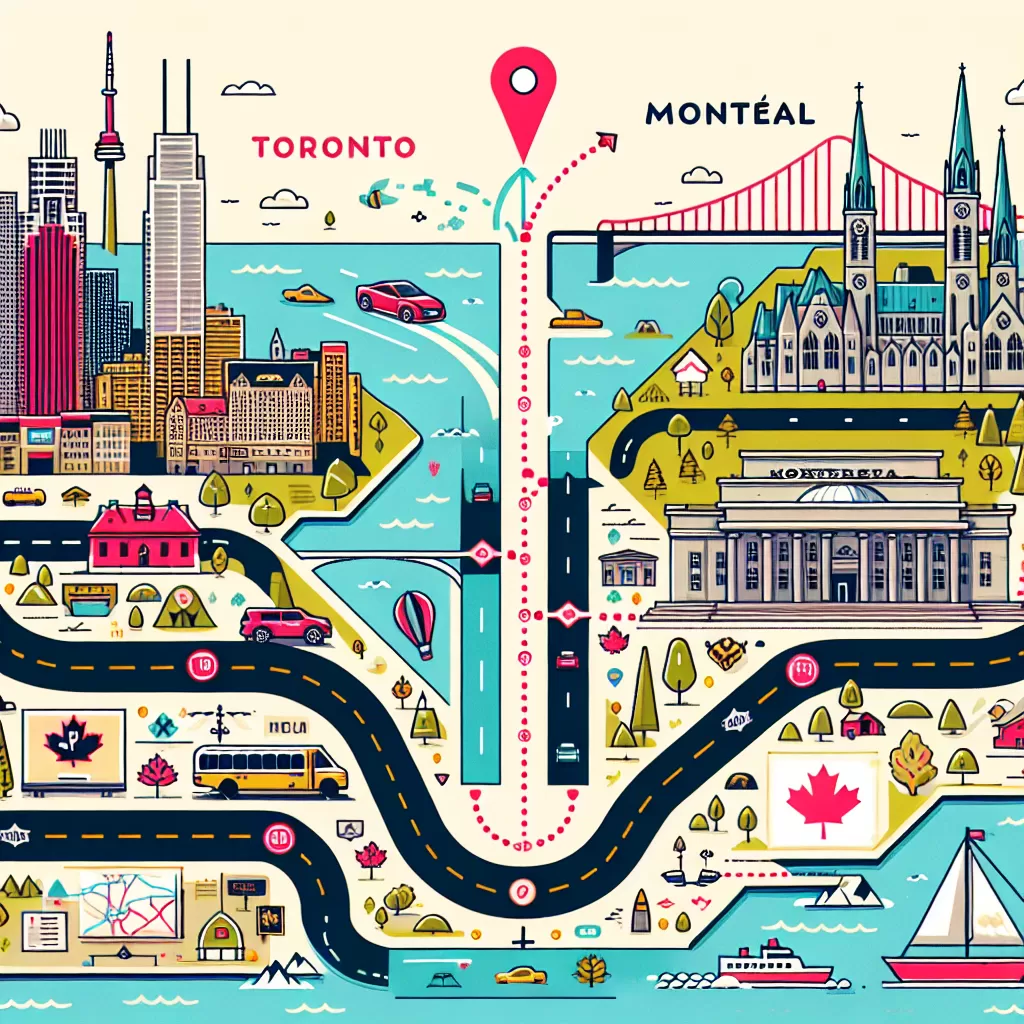 how to go from toronto to montreal
