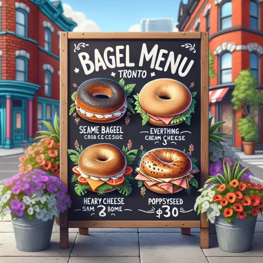 what a bagel toronto menu