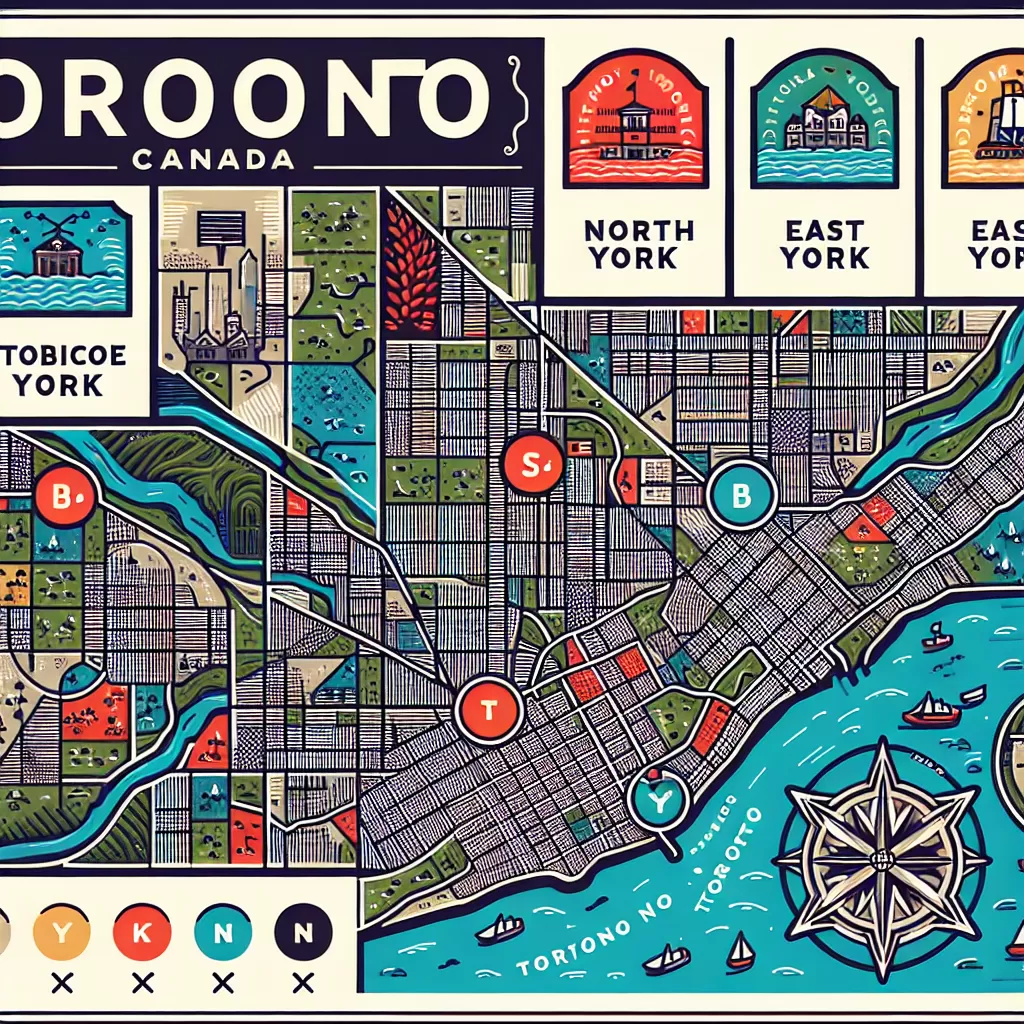 what are the 6 boroughs of toronto